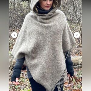 Wool poncho